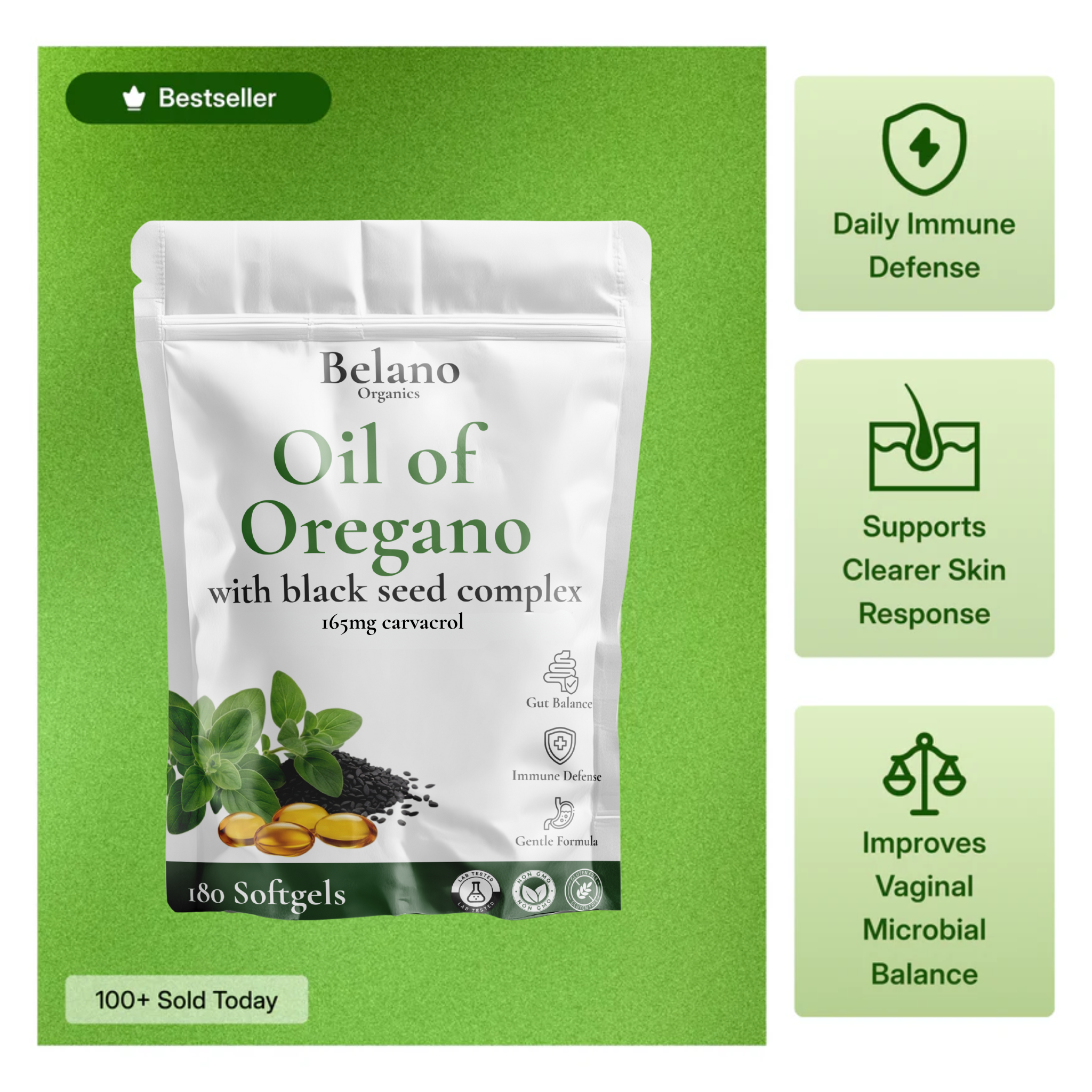 Belano's Oil Of Oregano Softgels