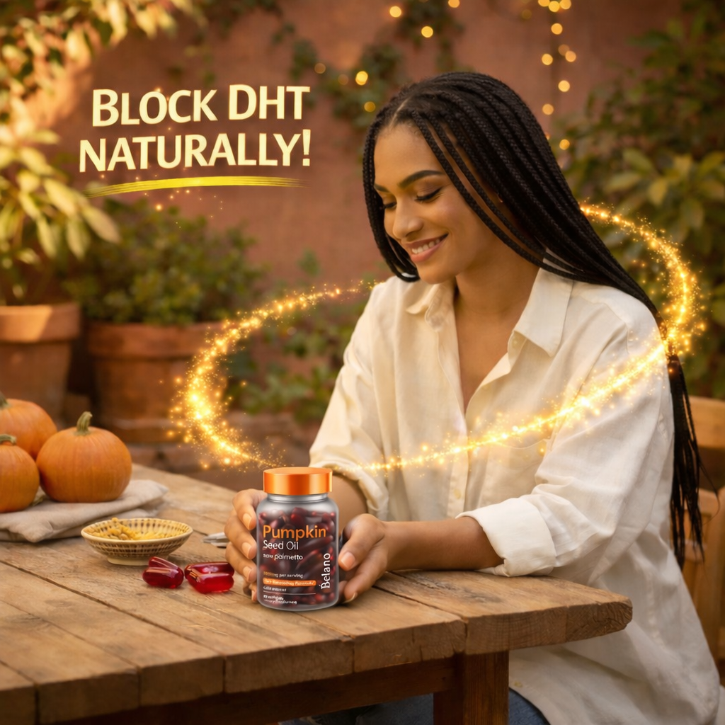 Belano's Pumpkin Seed Oil + Saw Palmetto Softgels