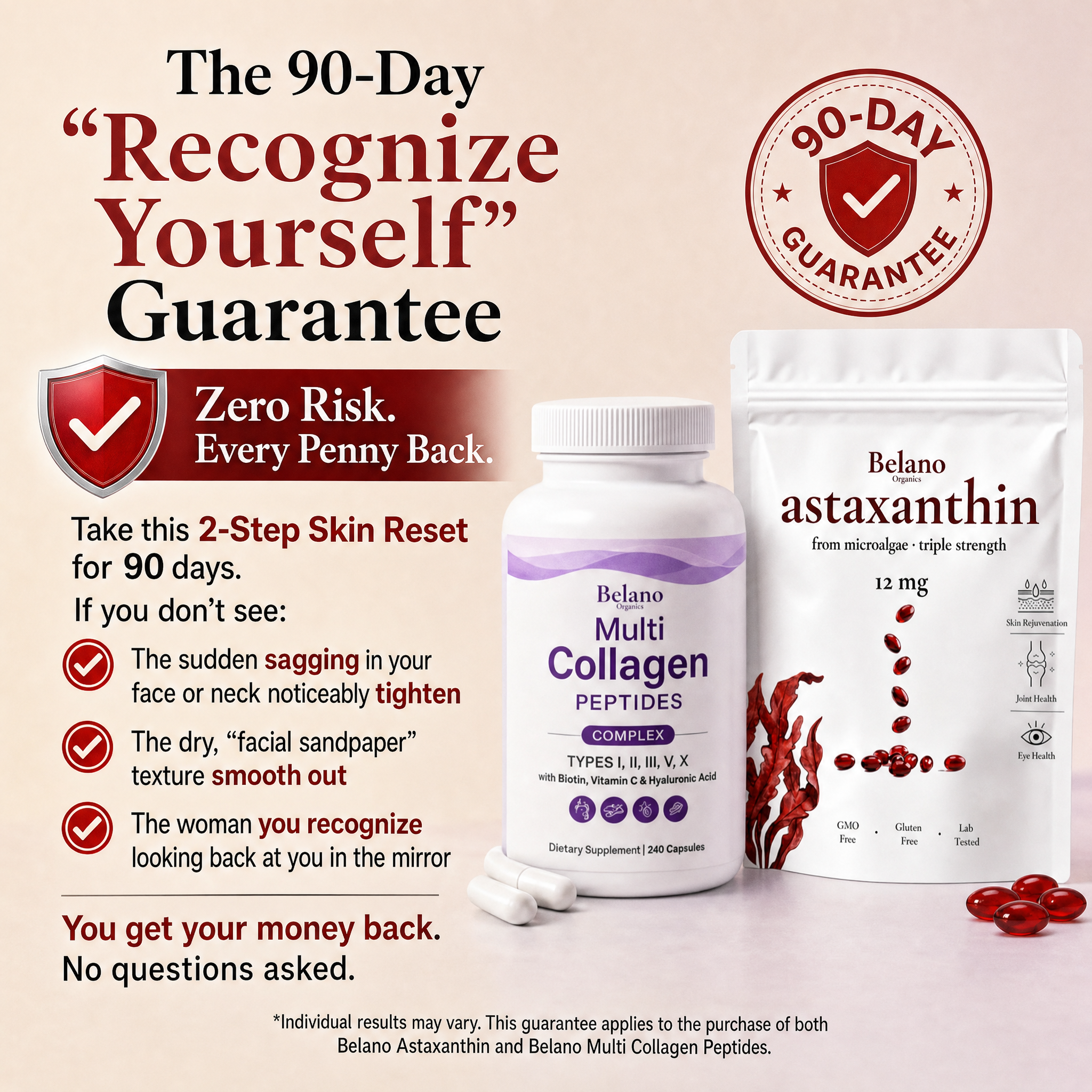 Get Your Skin Back With Astaxanthin + Collagen