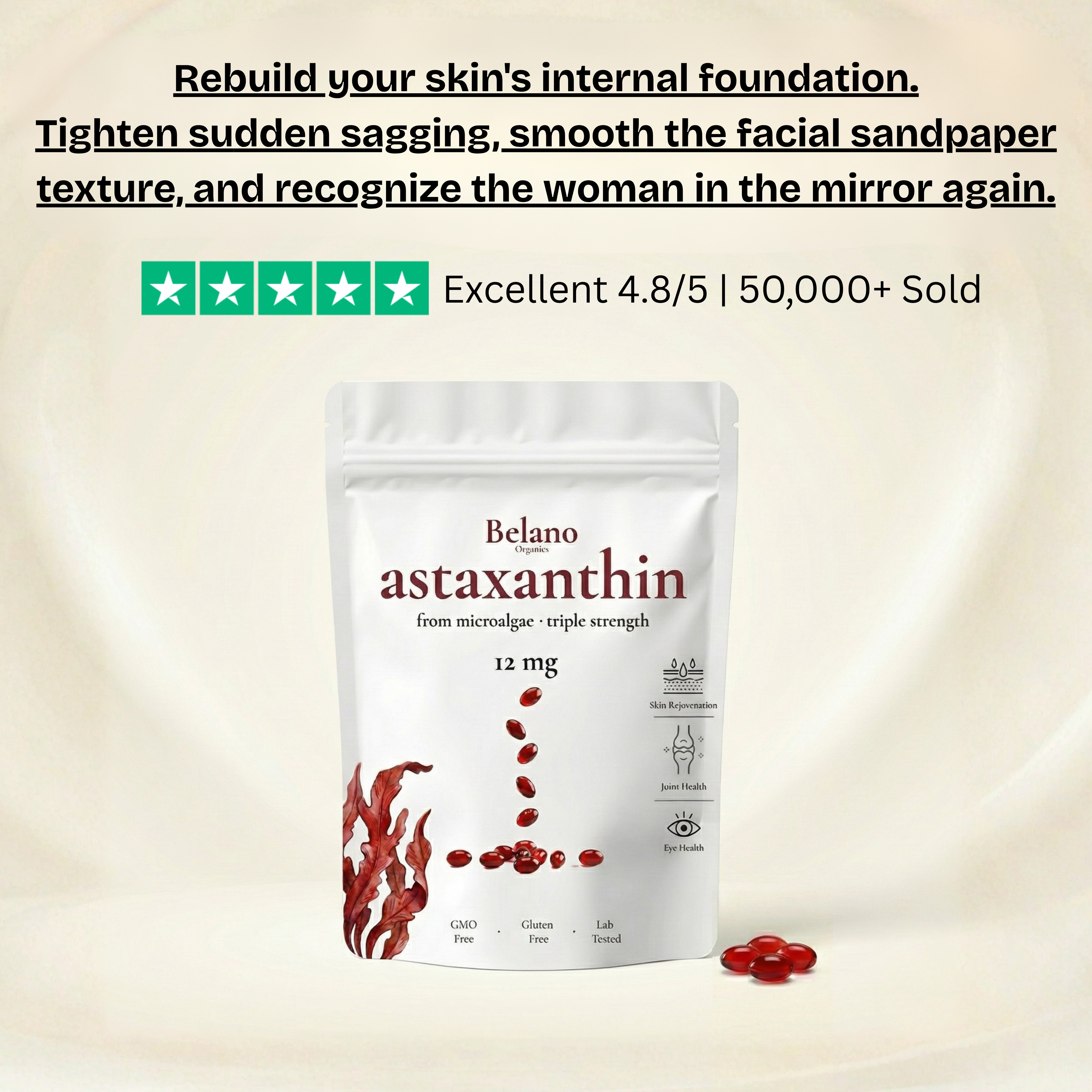 Belano's Astaxanthin 12mg