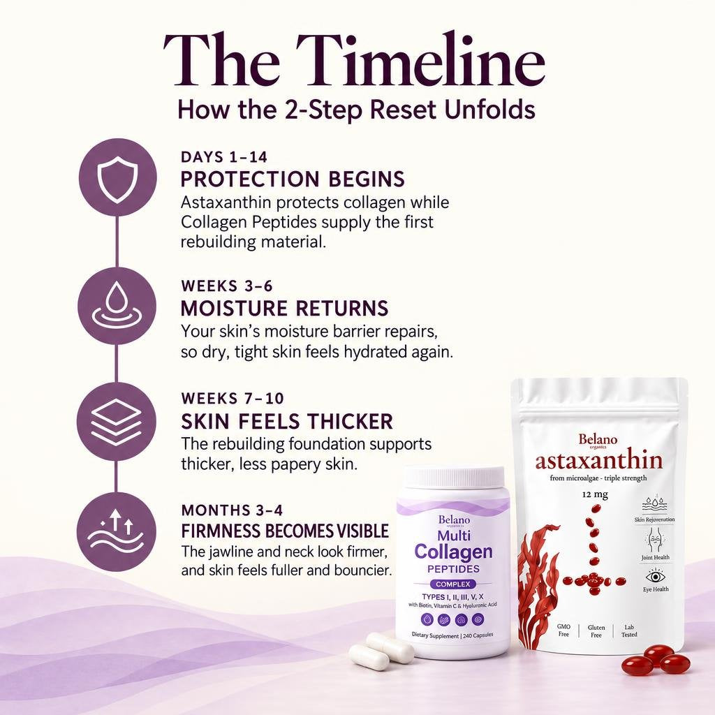 The 2-Step Collagen Lock | Firmer, Less Crepey skin