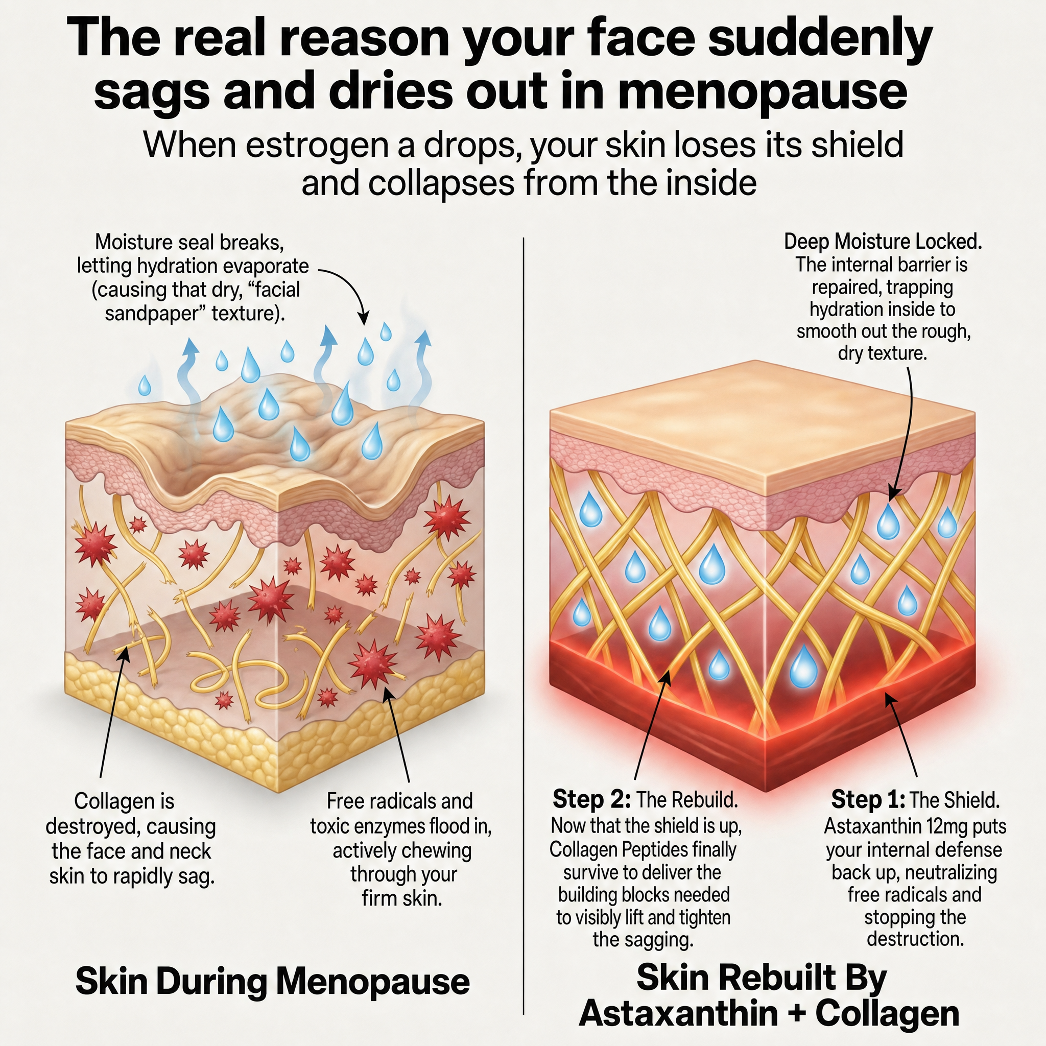Get Your Skin Back With Astaxanthin + Collagen